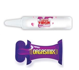 Carta Sex Shop Lubricante Virgin o Orgasmic