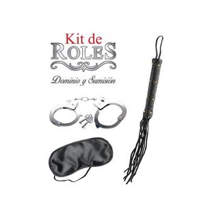 Carta Sex Shop Kit de roles dominio y sumisión