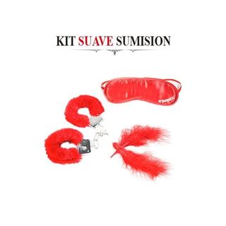 Carta Sex Shop Kit suave sumisión esposa-cegadera-plumas