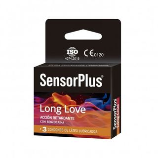 Carta Sex Shop Sensor Plus - Long Love retardante
